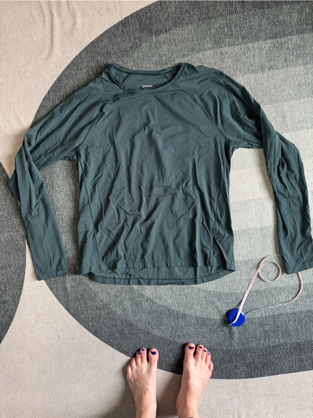 Quince Flowknit Breeze Long-Sleeve Performance shirt - forest